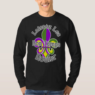 Mardi Gras Fasching Laissez Les Bon Temples New Or T-Shirt