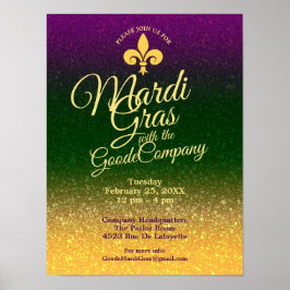 Mardi Gras Fat Dienstag | Office Breakfast Large Poster