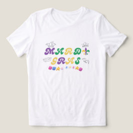 Mardi Gras Feier Liebes T-Shirt Tri-Blend Shirt