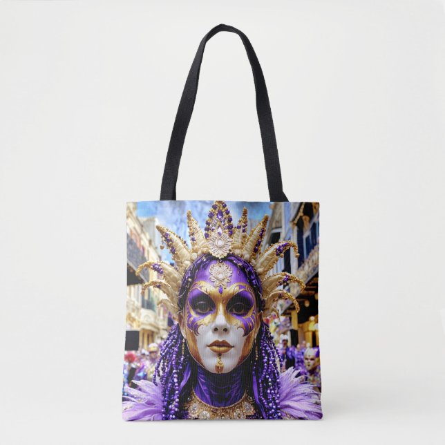 Mardi Gras Feiern das ganze Jahr Tasche (Vorderseite)