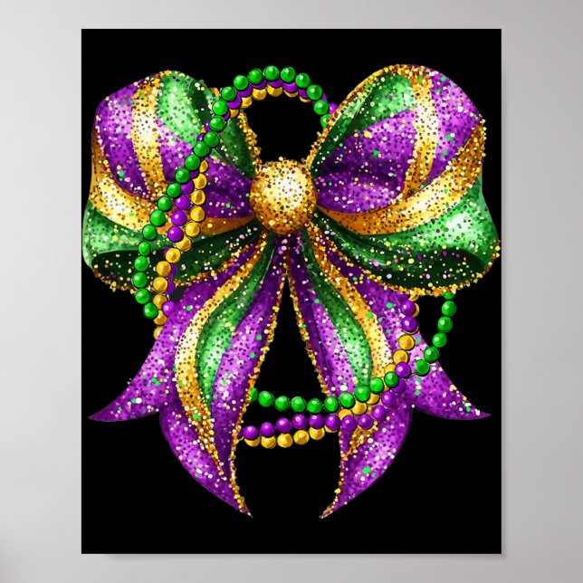 Mardi Gras Festival New Orleans Fleur De Lis Coque Poster (Vorne)