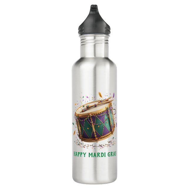 Mardi Gras Festive Drum Edelstahlflasche (Rechts)