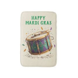 Mardi Gras Festtrommel Badematte