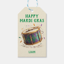 Mardi Gras Festtrommel Geschenkanhänger
