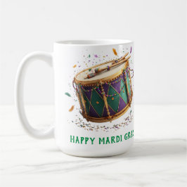 Mardi Gras Festtrommel Kaffeetasse