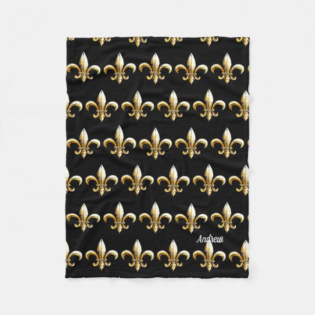 Mardi Gras Fleece Blanket für Rollstuhlfahrer (Vorderseite)
