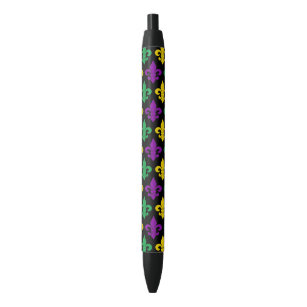 Mardi Gras Fleur-de-Lis-Muster Kugelschreiber
