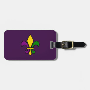 Mardi-Gras-Fleur-de-lys Gepäckanhänger