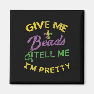 Mardi Gras Funny Beads Einzigartiges Geschenk für Magnet