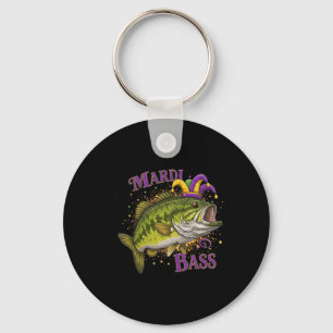 Mardi Gras - Funny Fishing Design Schlüsselanhänger