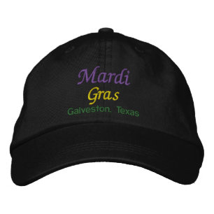 Mardi Gras Galveston Texas Bestickte Baseballkappe