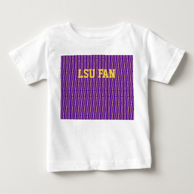 Mardi Gras Geometric Repeat Baby T-shirt (Vorderseite)