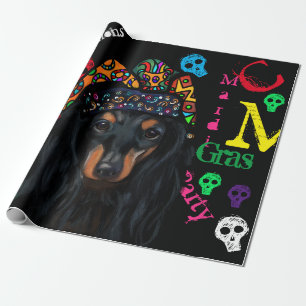 Mardi GRAS Geschenkpapier