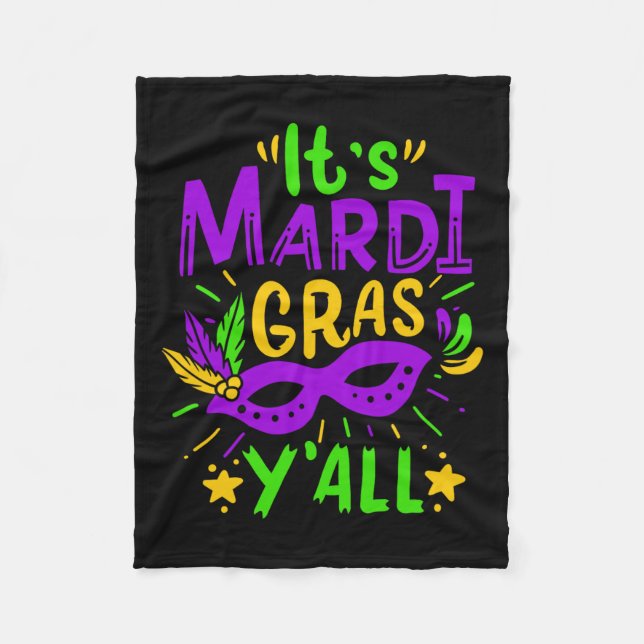 Mardi Gras Gift Fleecedecke (Vorderseite)