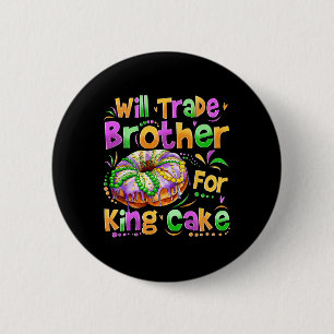 Mardi Gras Girls Kid wird Brother für König C Button