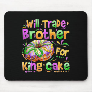 Mardi Gras Girls Kid wird Brother für König C Mousepad