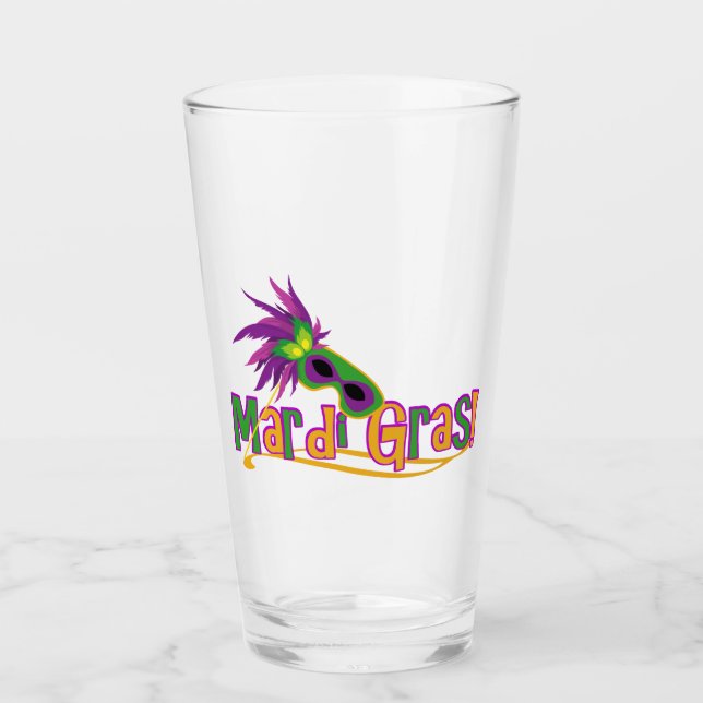Mardi Gras Glas (Vorderseite)