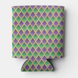 Mardi Gras Glitzer Harlequin Dosenkühler