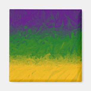 Mardi Gras Gradient Magnet
