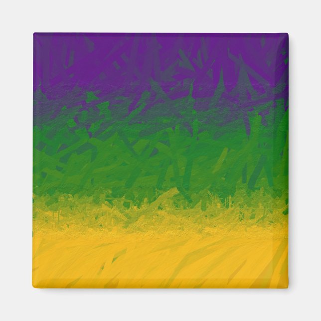 Mardi Gras Gradient Magnet (Vorne)
