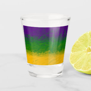 Mardi Gras Gradient Schnapsglas