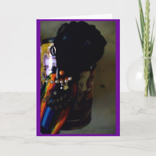 Mardi Gras Greeting Karte (Vorderseite)