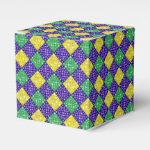 Mardi Gras Harlequin Diamond Karnevalsmuster