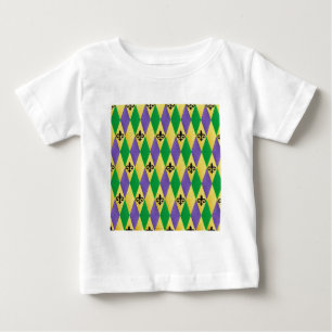 Mardi Gras Harlequin Lilie Baby T-shirt