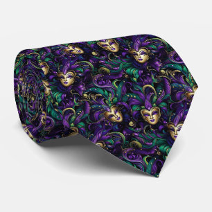 Mardi Gras Herren Krawatte