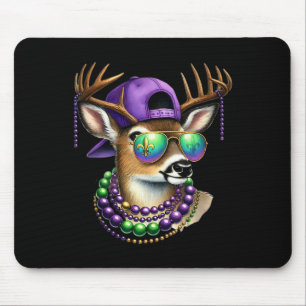 Mardi Gras Hirschjagd Mardi Perlen Maske Party Jun Mousepad