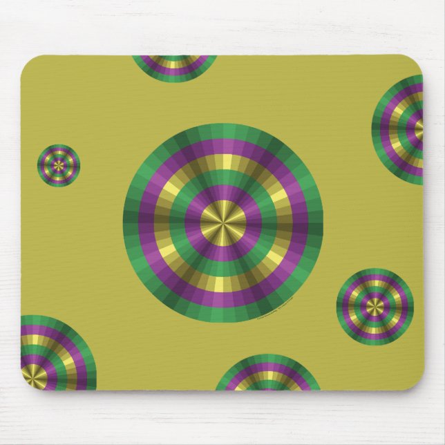 Mardi Gras Illusion Mousepad (Vorne)