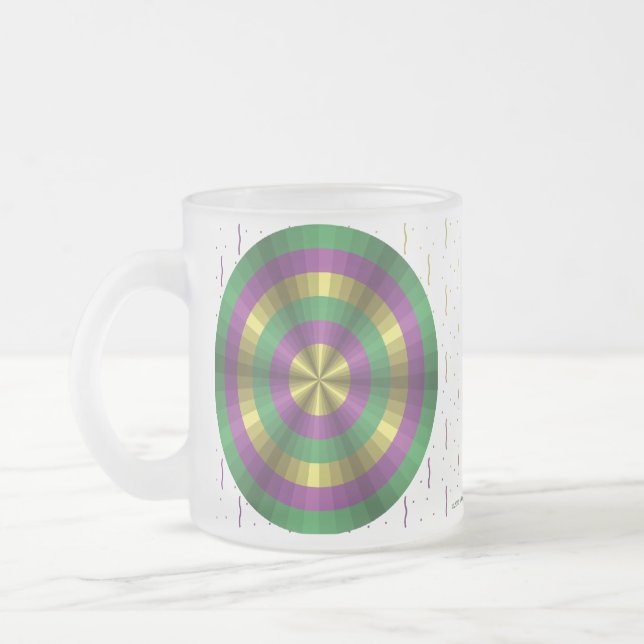 Mardi Gras Illusion Tasse (Links)