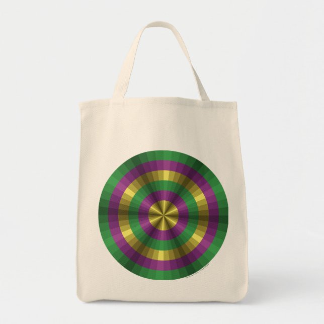 Mardi Gras Illusion Tote Bag Tragetasche (Vorne)