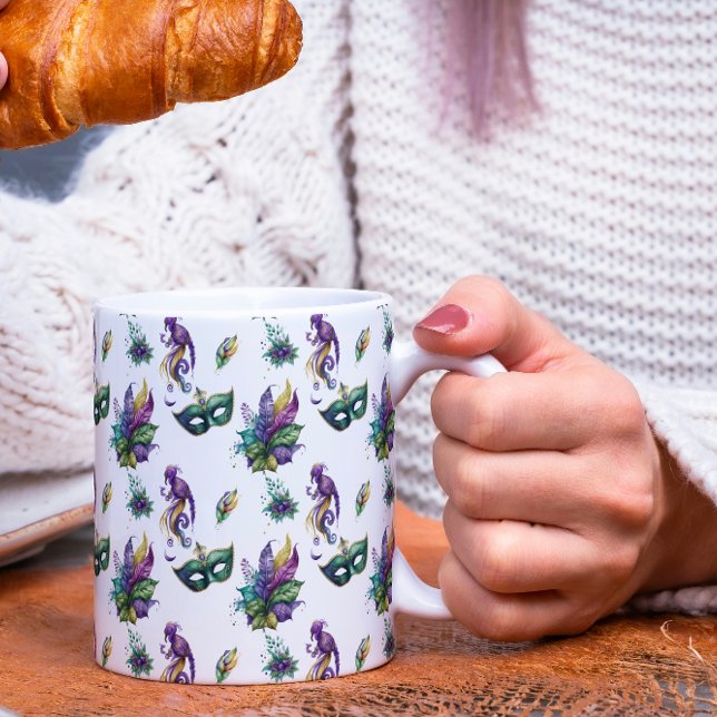 Mardi Gras Inspiré Mug (Créateur téléchargé)