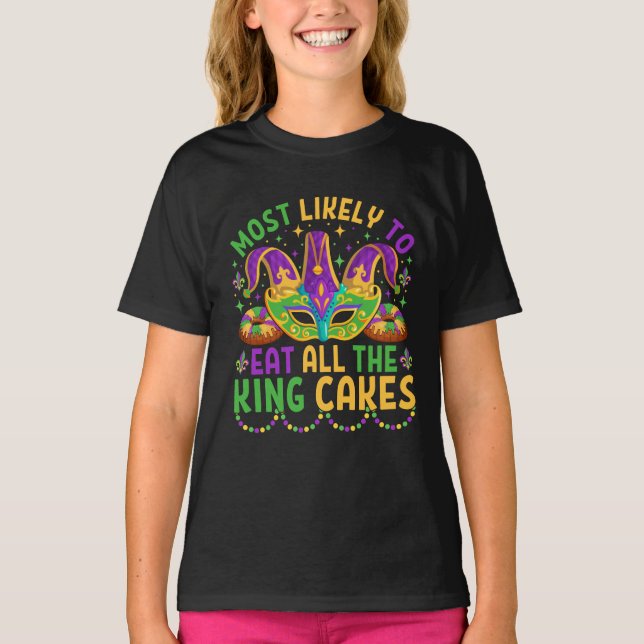 Mardi Gras ist am ehesten geeignet, alle Königskuc T-Shirt (Vorderseite)