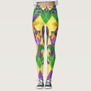  Mardi Gras, jambières femmes Leggings