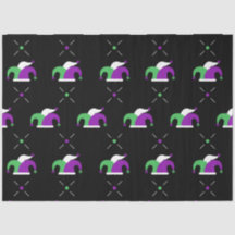 Mardi Gras Jester Hat Tissue Paper