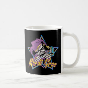 Mardi Gras Jester Skull Kaffeetasse