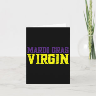 Mardi Gras Jungfrau Karte
