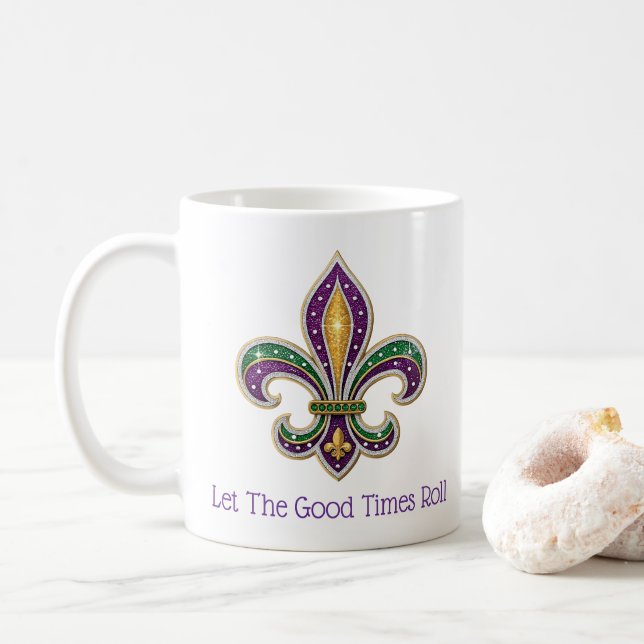 Mardi Gras  Kaffeetasse (Mit Donut)