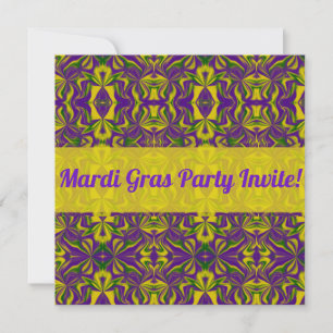Mardi Gras Kaleidoscope Mitteilungskarte