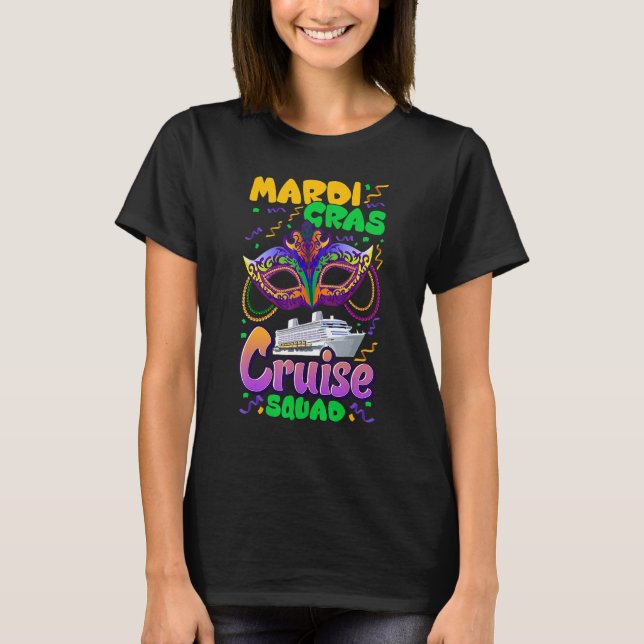 Mardi Gras Karneval Kreuzfahrt Gruppe M T-Shirt (Vorderseite)