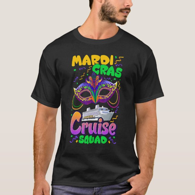 Mardi Gras Karneval Kreuzfahrt Gruppe M T-Shirt (Vorderseite)