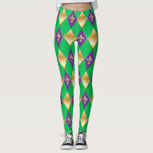 Mardi Gras Karneval Lilie Diamond Harlequin