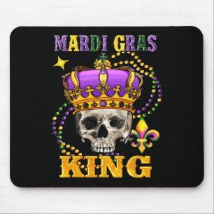 Mardi Gras King Men Carnival Kostümgeschenk Mardi Mousepad
