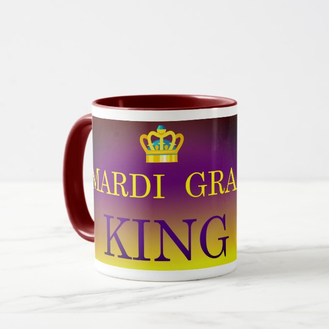 Mardi Gras King Tasse (Vorderseite Links)