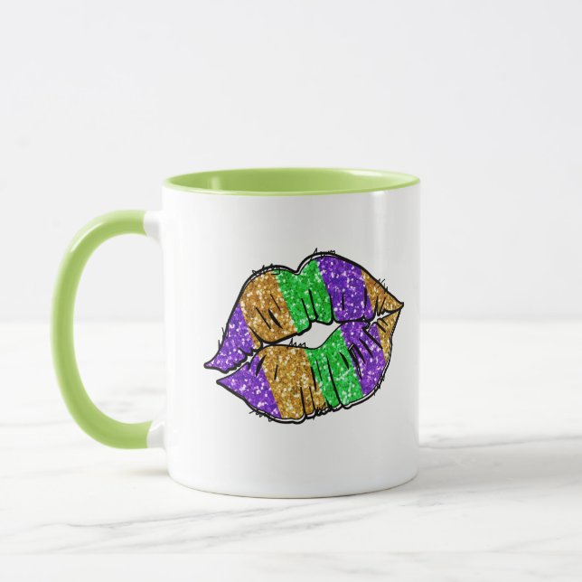 Mardi Gras Kiss Mug (Gauche)