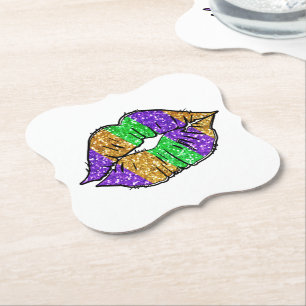 Mardi Gras Kiss Untersetzer