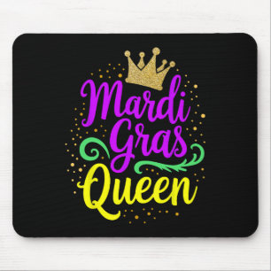 Mardi Gras Königin für Mädchen und Frauen Mousepad