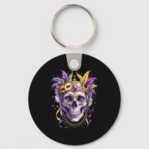 Mardi Gras-Kostüm Zucker-Schädel-Perlen Karneval n Schlüsselanhänger